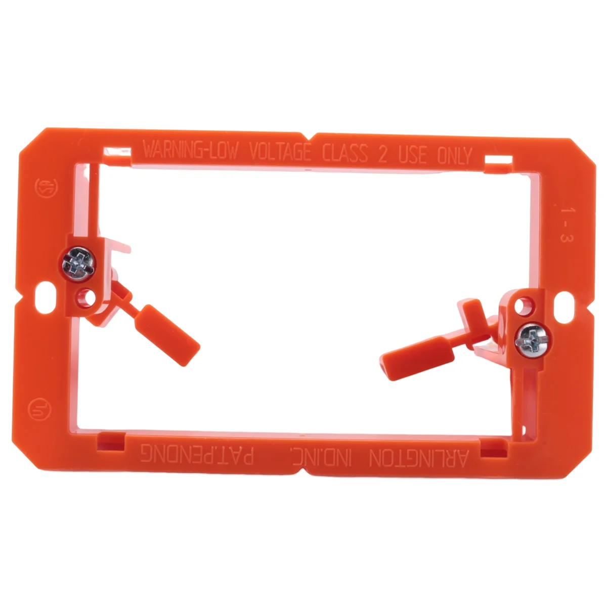 Suporte de montagem de baixa tensão BABQ Suporte de placa de parede de montagem em drywall multiuso de 1 gangue - (único gangue, pacote com 10)