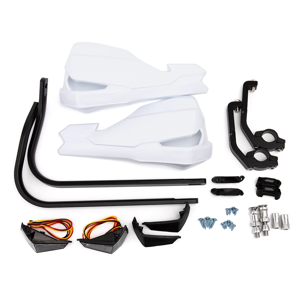 Maniglia del motociclo Paramani antivento con LED per BMW F800GS/R1200GS LC/ADV Include luci di segnalazione e lampada di marcia diurna