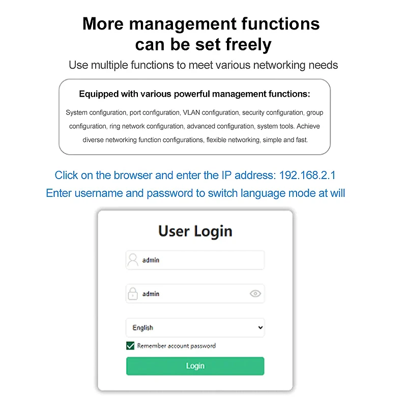 3ギガビットイーサネットスイッチ,dhcpおよび動的ルーティング,vlan分割およびポート,8 10ギガビット,sfp + ポートをサポート