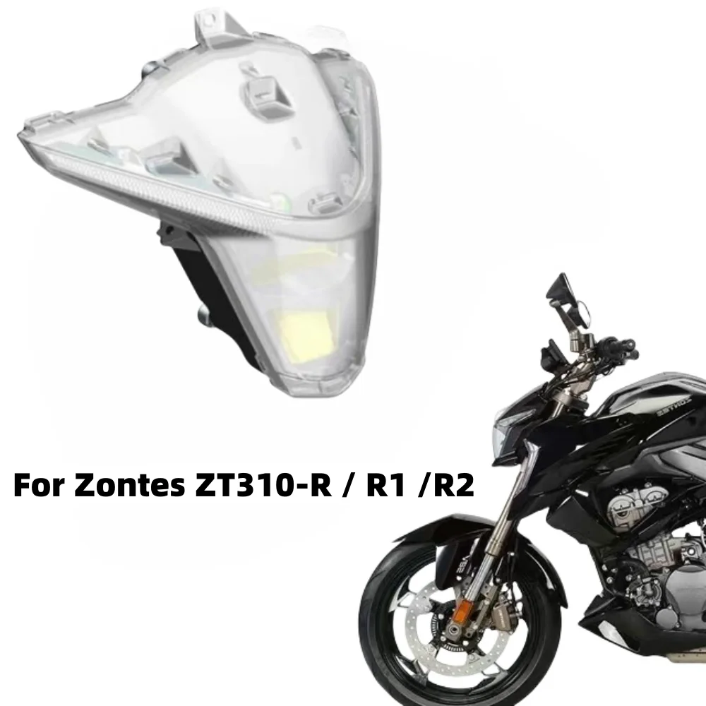 Fit 310R Motorcycle Accessories Original Headlight Assembly For Zontes ZT310-R / ZT310-R1 / ZT310-R2