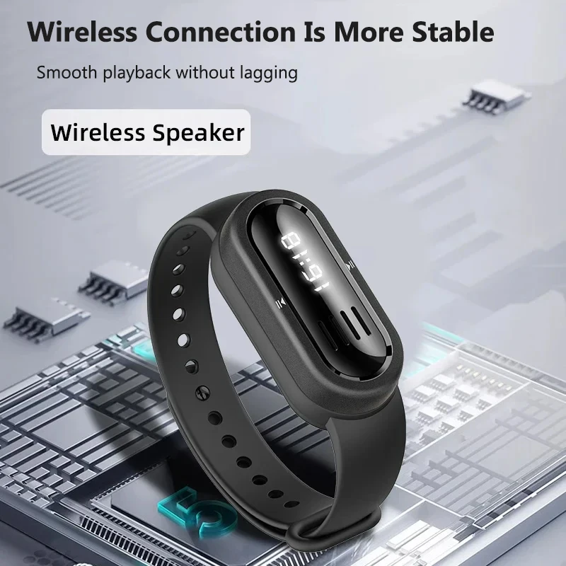 

Mini Wrist Bluetooth Watch Wireless Bluetooth 5.3 Speaker Hands-Free Calls Multifunctional Watch Sleep Aid For Outdoor Sports