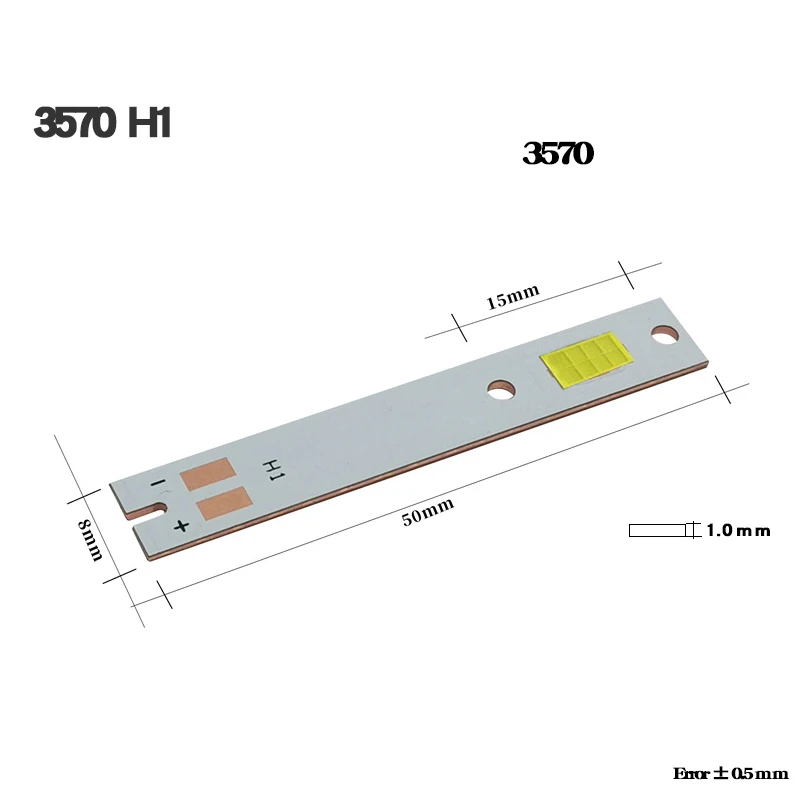 CSP LED 자동차 헤드라이트, 강력한 손전등, 원거리 및 근거리 통합, C6 3570 램프 비드, 55mil, 8 칩, 40W, 12V3A 밝은 오토바이 램프