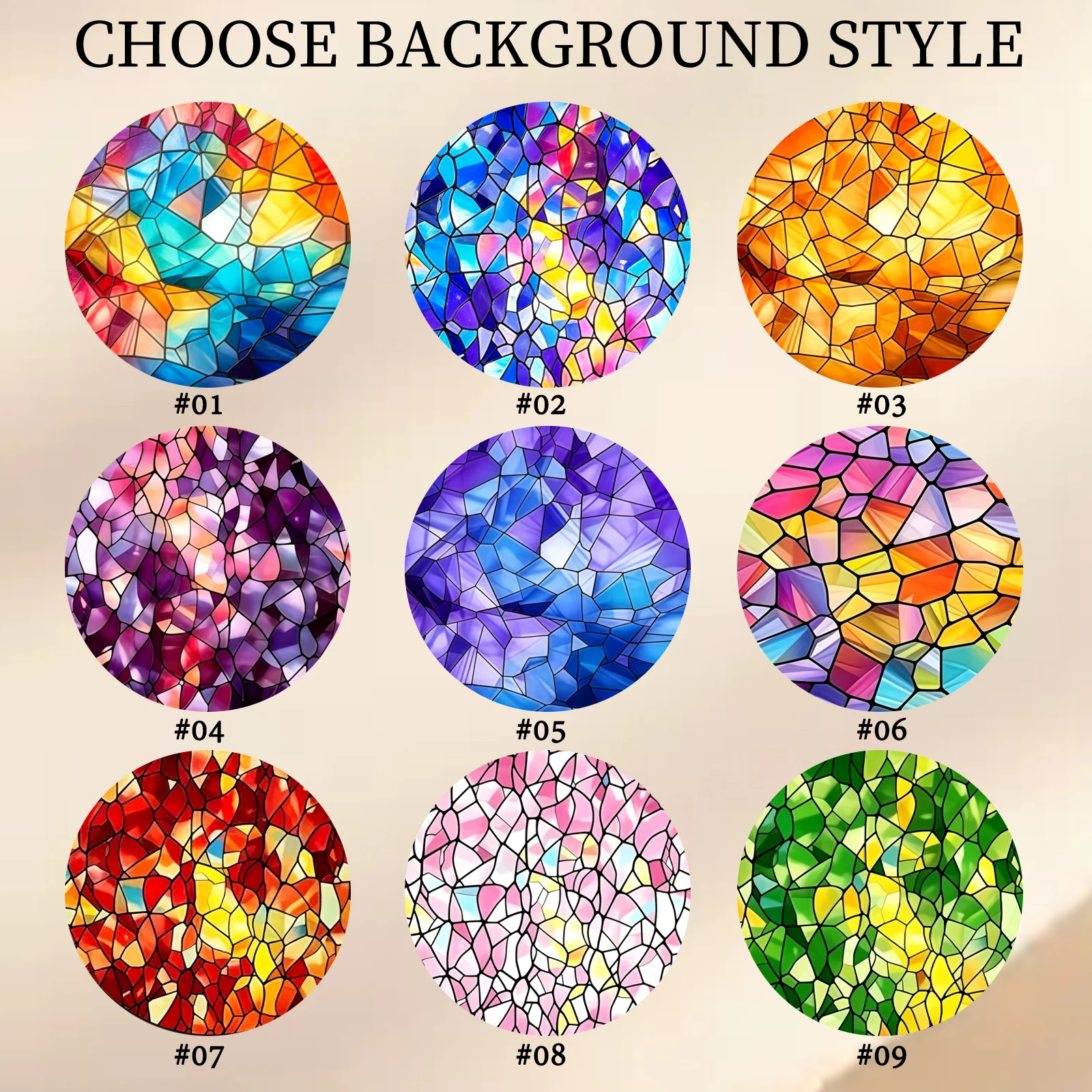 1 pc Personalizar photo Window glass sun catcher hanging with chain For Graduation,Her She,Your Lover,Friends,Bedroom. view 6