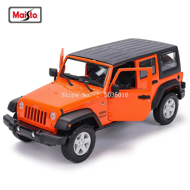 Maisto 1:24 NEW 2015 JEEP Wrangler Unlimited manufacturer authorized simulation alloy car model crafts decoration collection toy