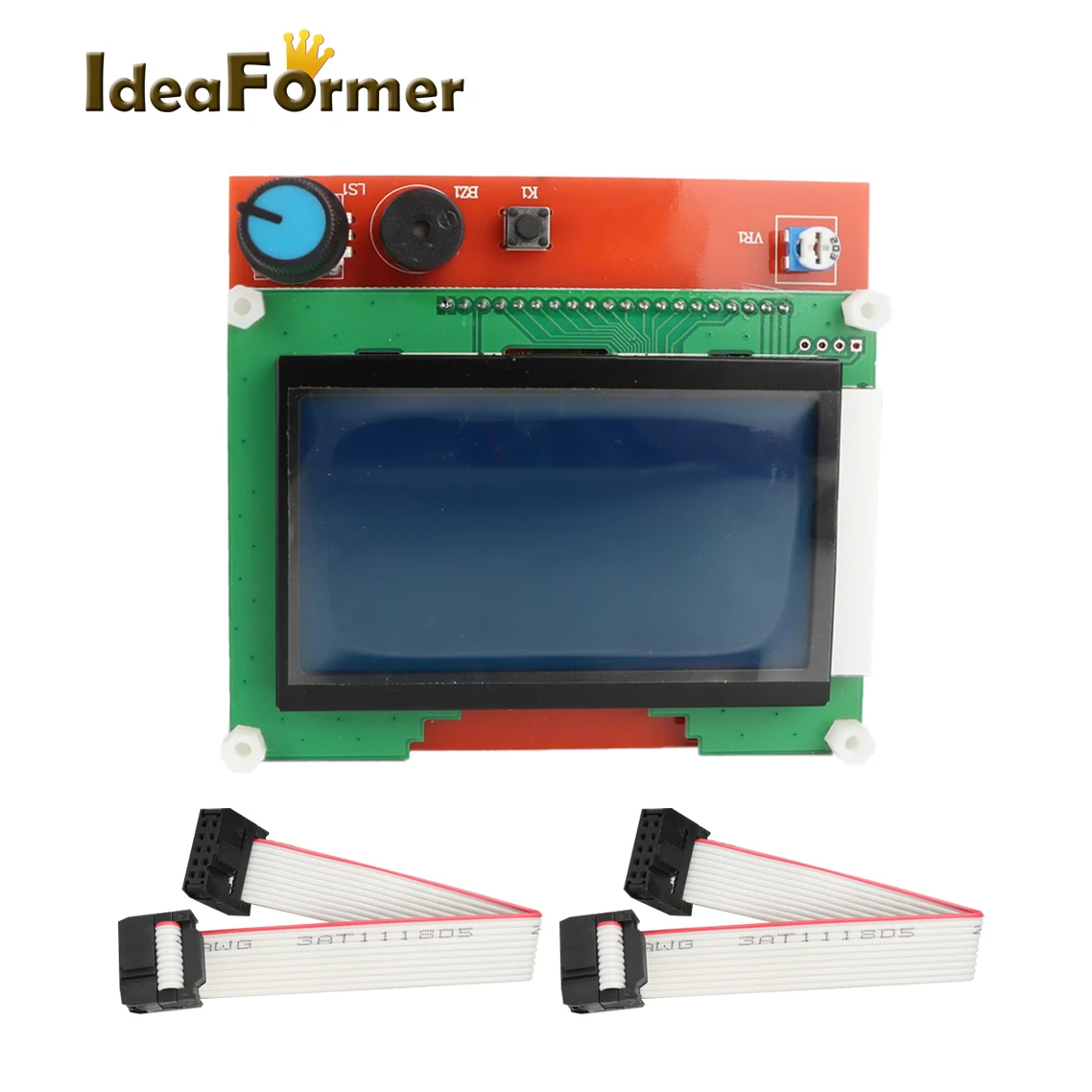 1pcs LCD12864 Display Screen Module For Ideaformer IR3 & IR3 V1 3D Printer