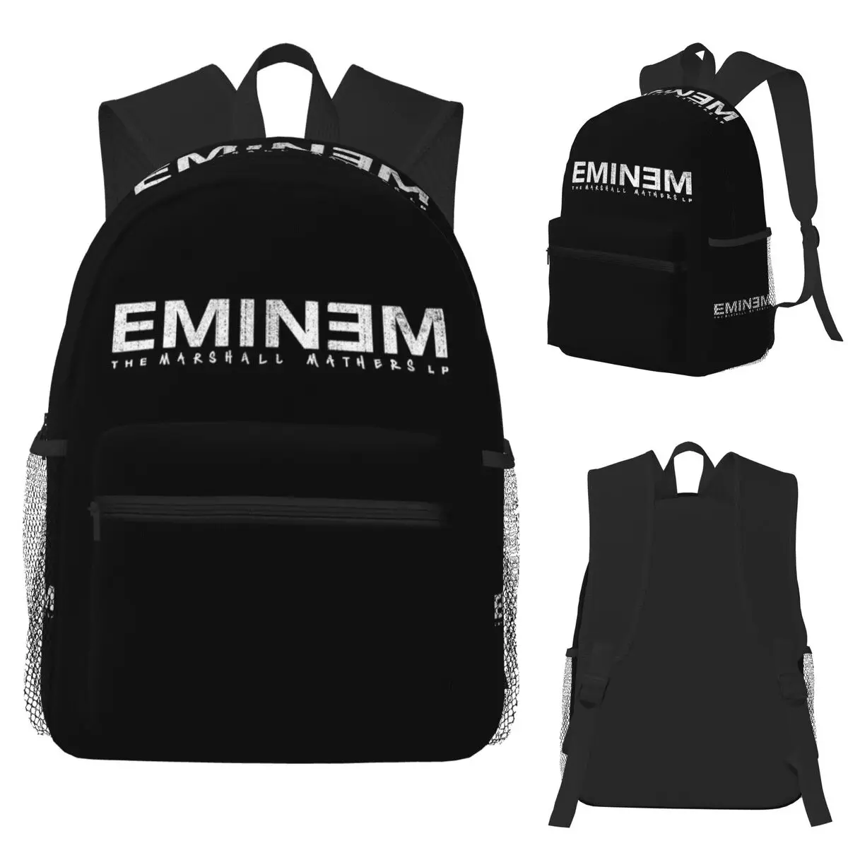 

Mathers Piece Of Mind American Rapper E-Eminem Rap Student Backpack School Bag Daypack for Boys Girls Bookbag Shoulder Bags