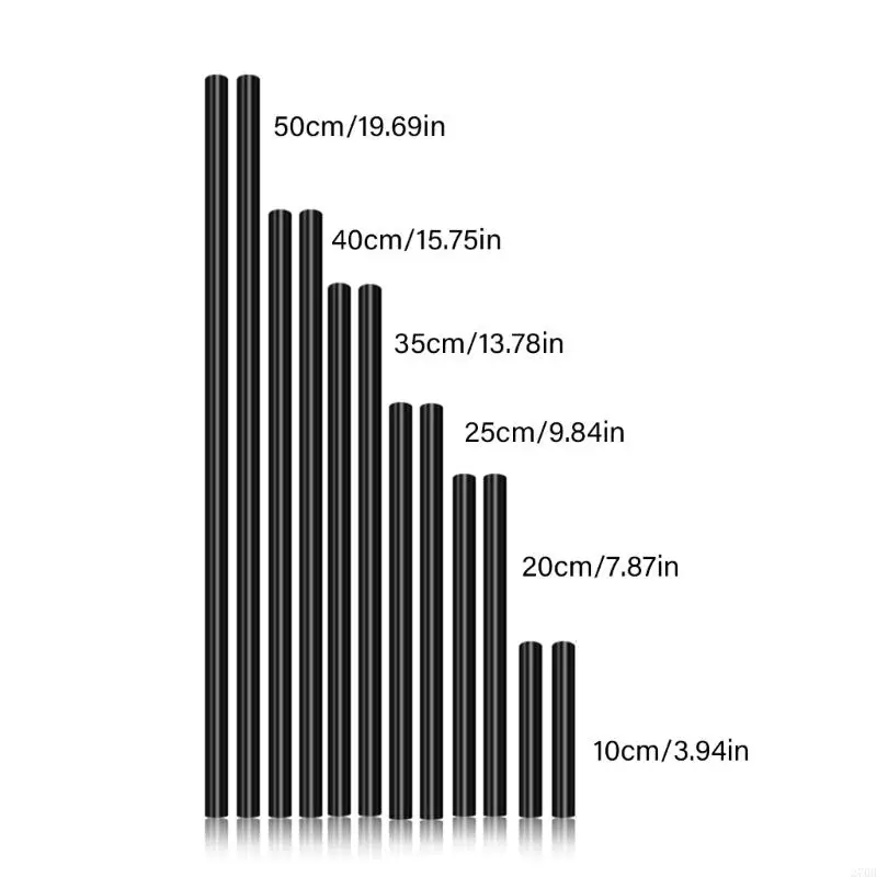 كاميرا الألومنيوم سكة حديد 15 مم قطر M-12 طول التوافق 10-50 سم