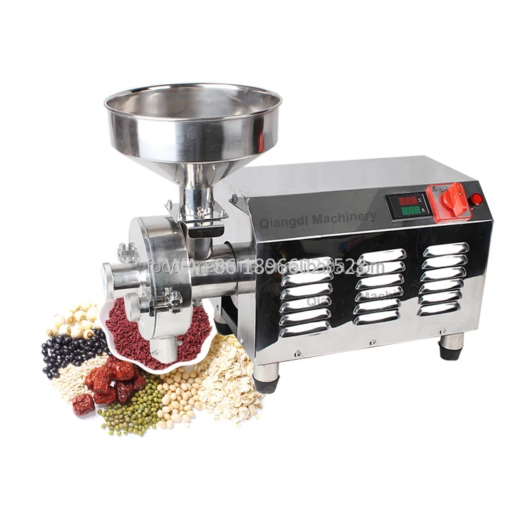 سطح الطاولة الصغيرة الكهربائية الجافة عشب التوابل الشوفان القمح الفاصوليا مسحوق طحن آلة طاحونة #1