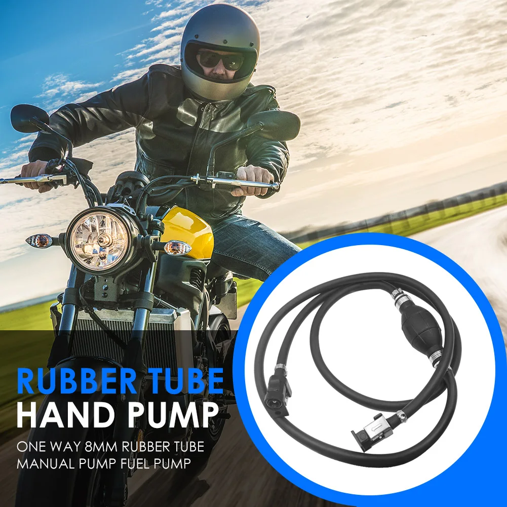 8mm Fuel Hose Hand Pump Line For YAMAHA Oil Tube Tank Connector Motorcycle Outboard Engine Accessories