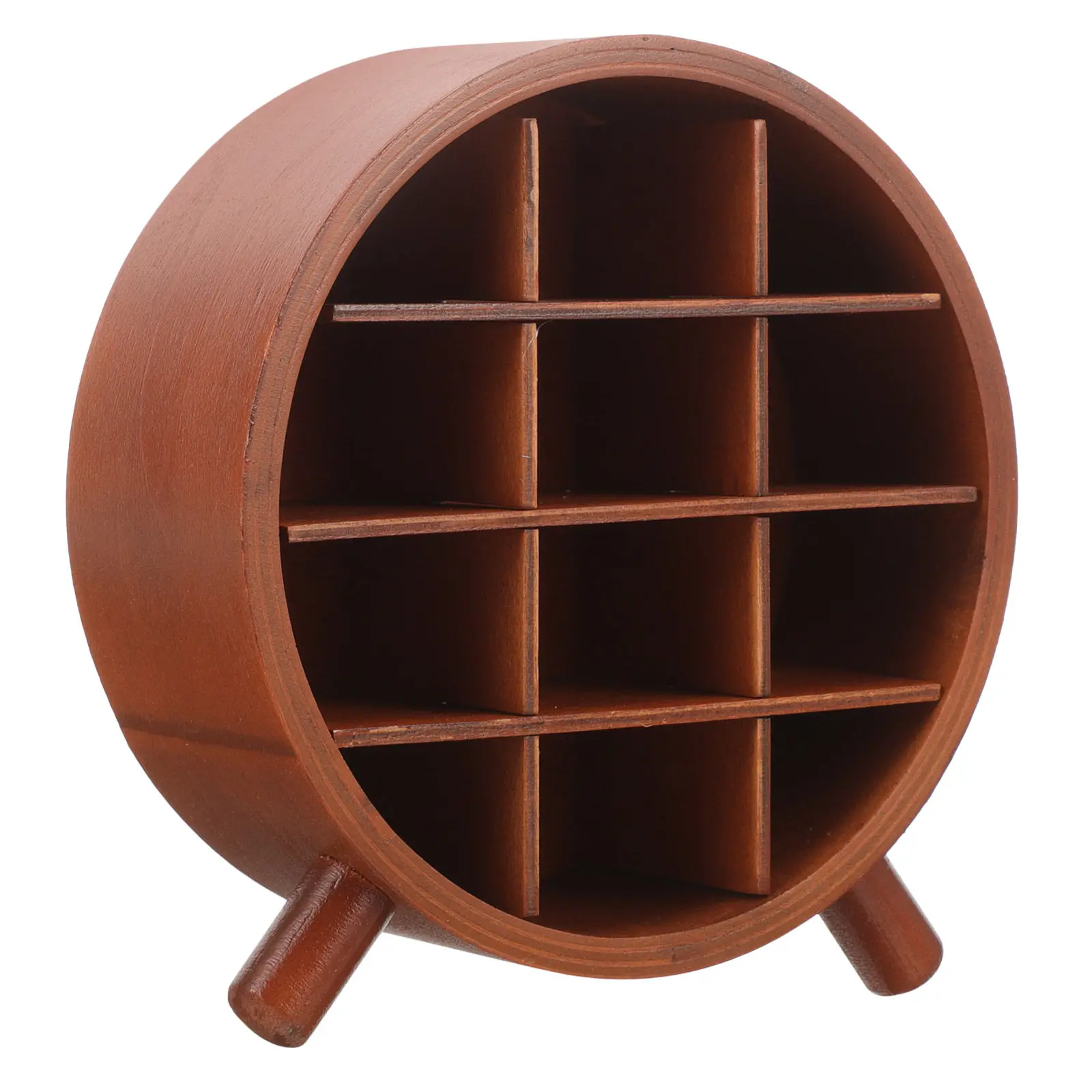 Wooden Lipstick Display Organizer Stand for Desktop, Vanity, Home or Office – Lipgloss Storage Rack