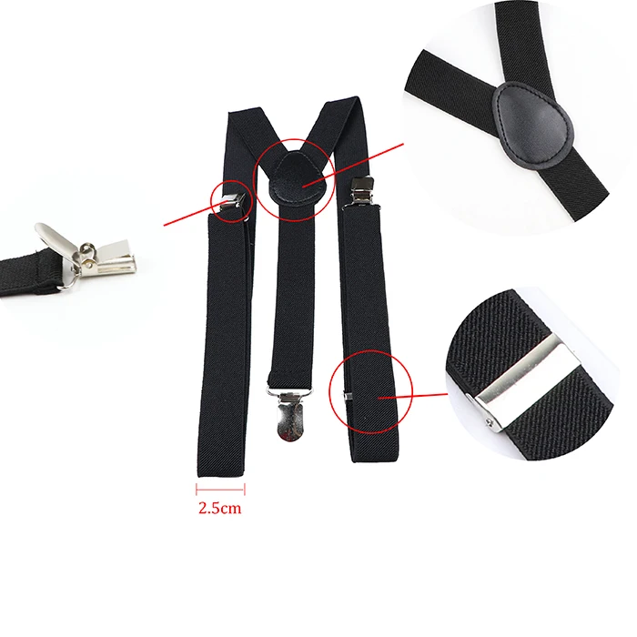 Kinder Hosenträger mit Fliege Mode Kinder Fliege Set Jungen Hosenträger Mädchen verstellbare Hosenträger Baby Hochzeit Krawatten Zubehör – Detail 2