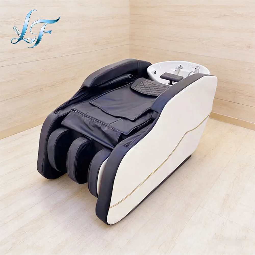 Hair Salon Shampoo chair Intelligent Remote Control Massage Shampoo Bed