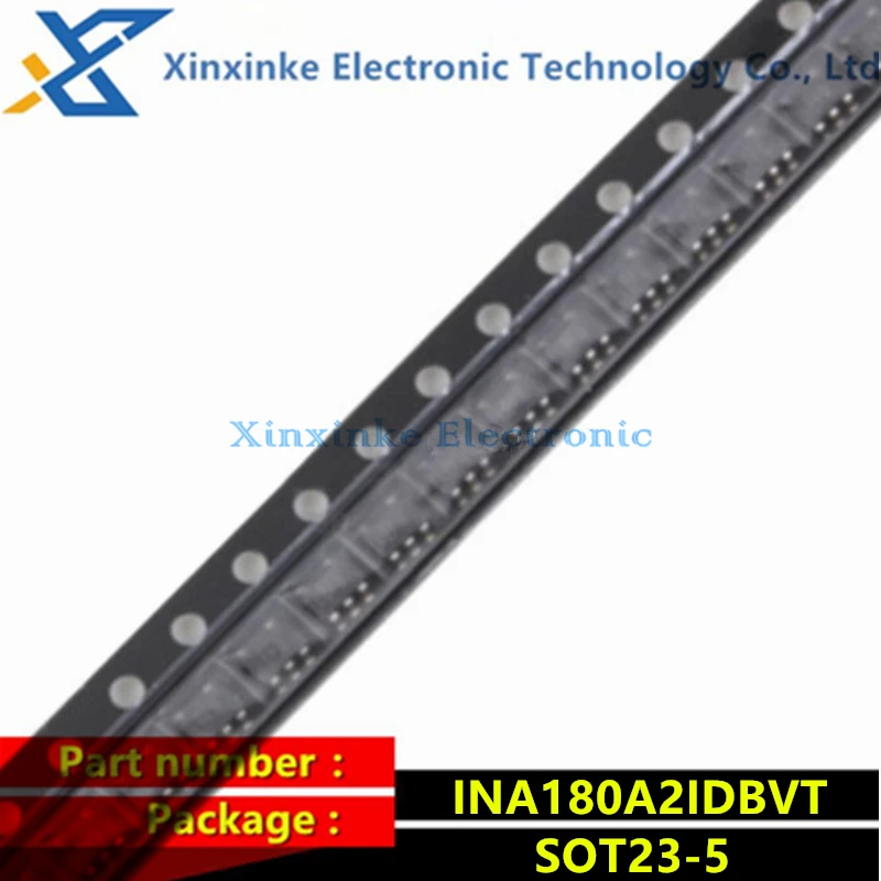 INA180A2IDBVT  INA180A2IDBVR  SOT-23-5 Mark:1A8D Current Sense Amplifiers 26V, 350kHz Current Sense Amplifier Low-side Capable