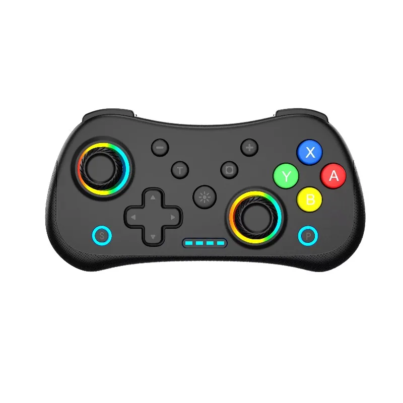 2026 Multi-Functional Wireless Game MINI Gamepad for Switch with RGB Lights and Hall Rocker, Support Burst Function game machine