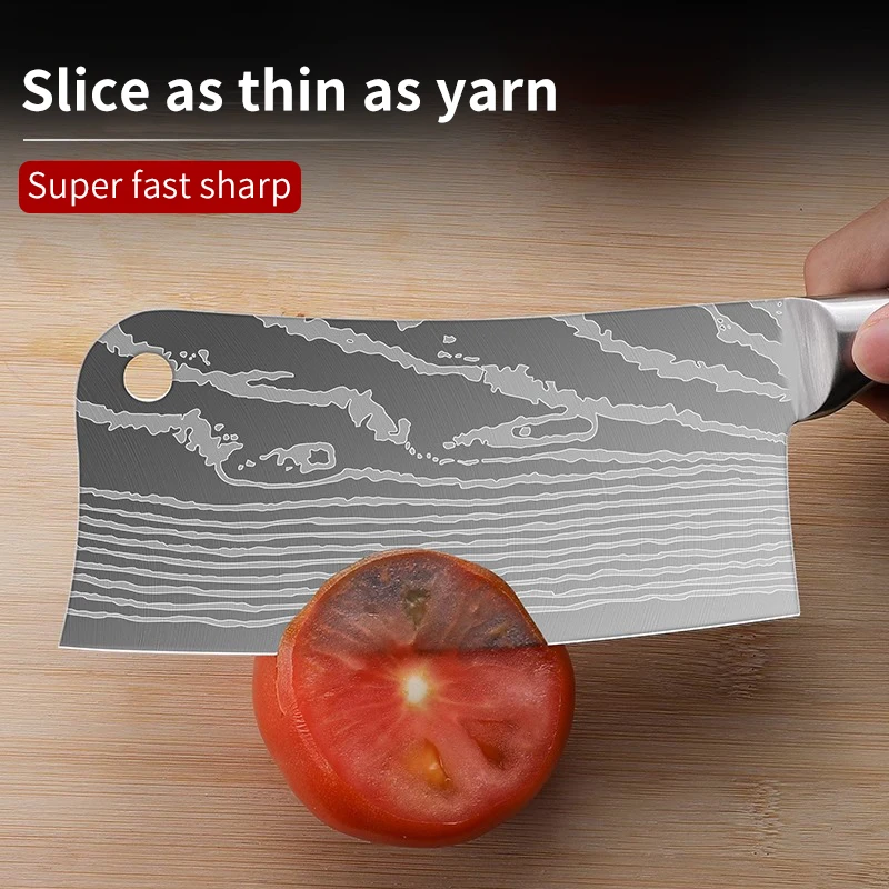 Damascus fruit knife, household sharp high-end melon and fruit knife, eating fruit combination set small knife