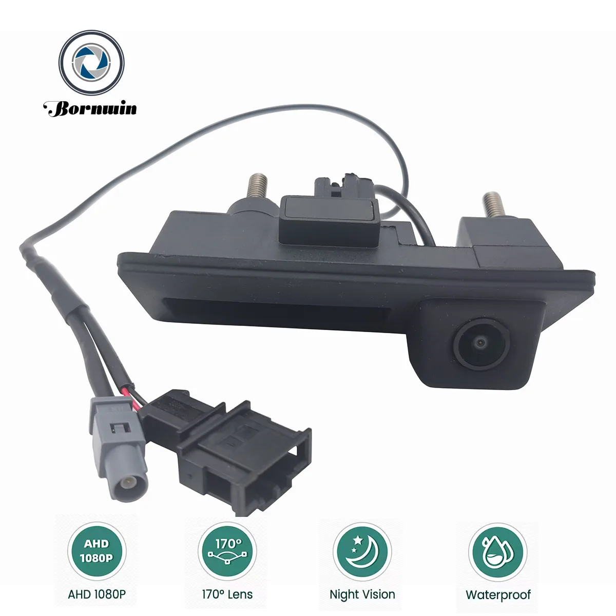 Bornwin Original Car Camera For Audi A3/A5/A4L/A6L/A7/Q3/Q5 Easy Installation Rear View Parking Reverse Cameras