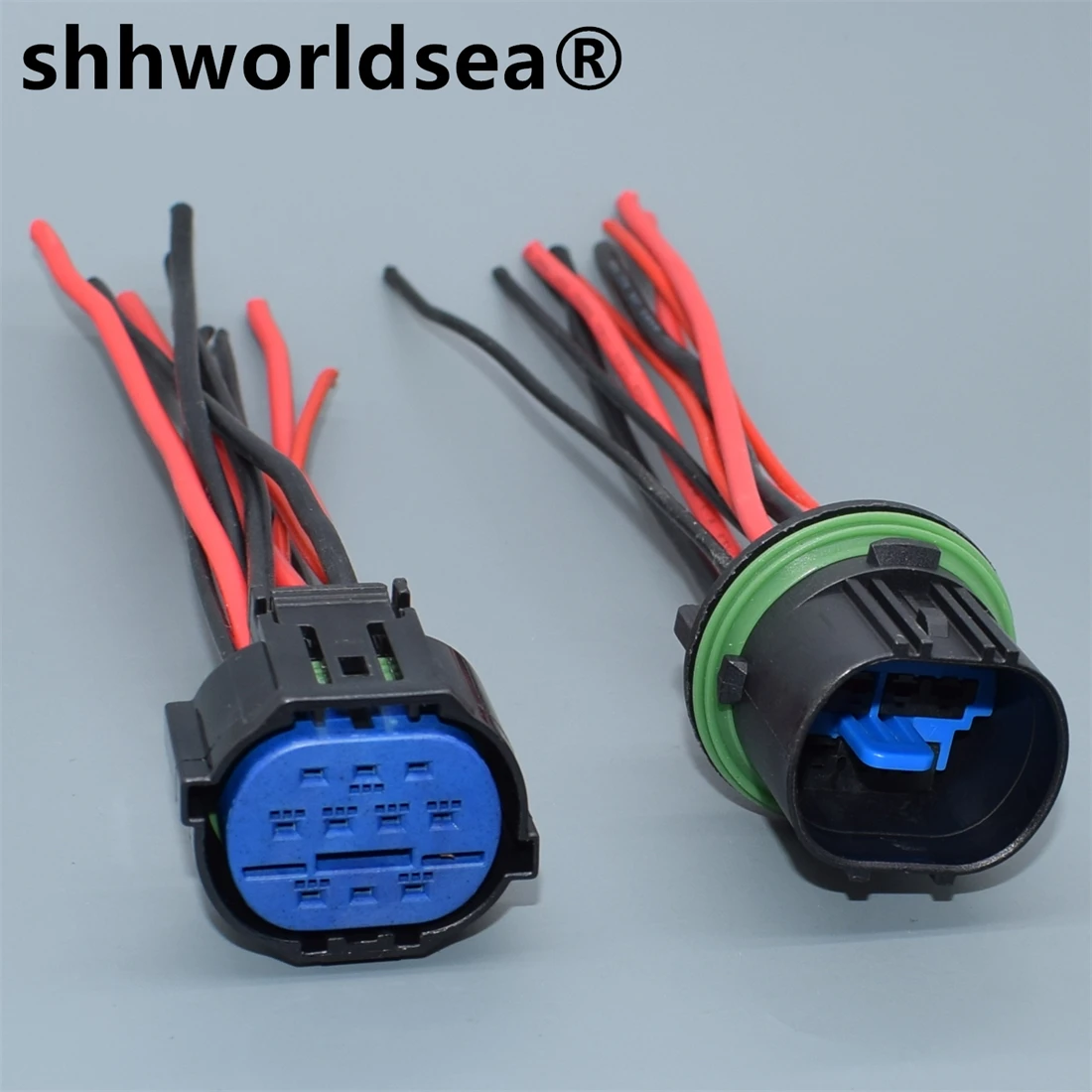 shhworldsea10pin car headlight plug electrial auto socket female male HP406-10021 wiring harness cable connector for KIA Hyundai