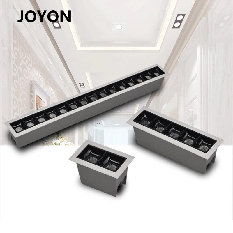 

LED Downlight Recessed Lighting Dimmable Spot Light Line Light Bar Creative Linear Long Strip CRI 90 Living Room Corridor Light