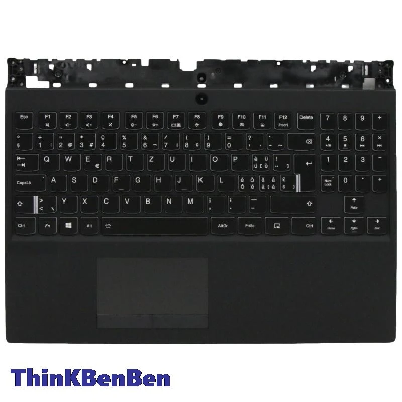 

SWS Swiss Black верхний чехол для клавиатуры, упор для рук, чехол для Lenovo Legion Y530 15 15ICH Y7000 2018 1060 5CB0R40177
