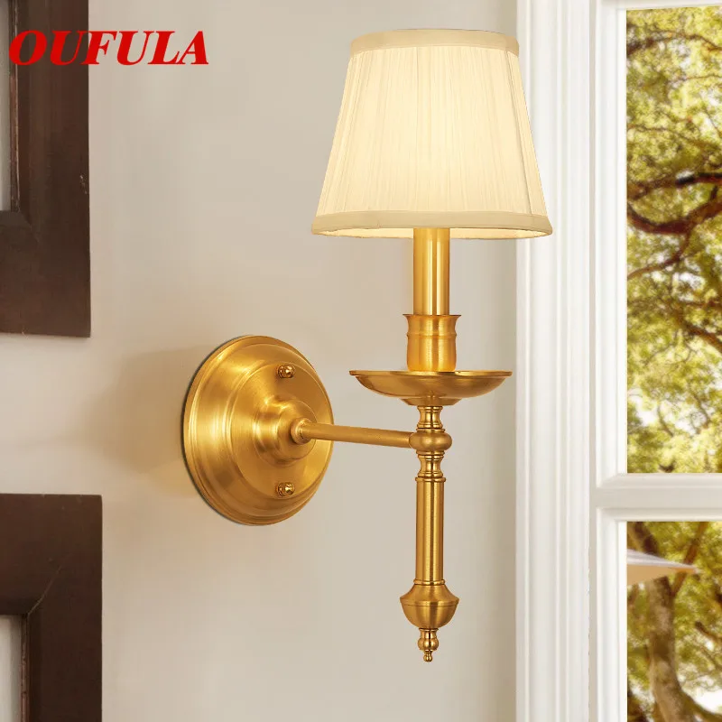 

APRIL Indoor Wall Lamps Fixture Brass Modern LED Sconce Contemporary Creative Decorative For Home Foyer Bedroom Corridor