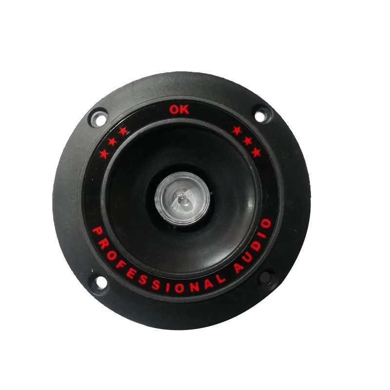 SOTAMIA Speaker Tweeter mobil 4 inci, 2 buah Subwoofer piezoelektrik klakson Treble Speaker keramik Piezo warna-warni untuk panggung