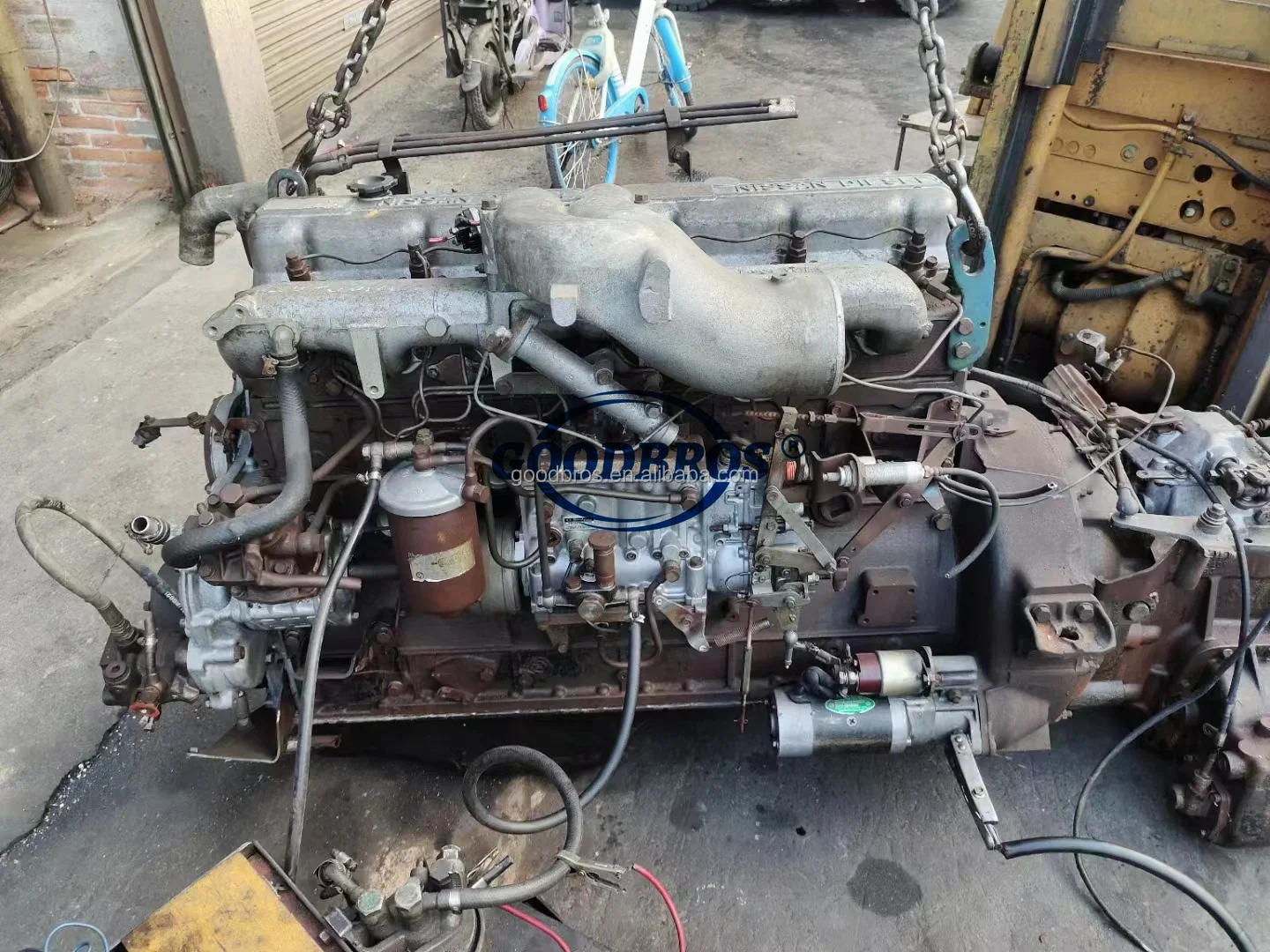 Used PE6 PE6T Crane Engine For Nissan UD Truck