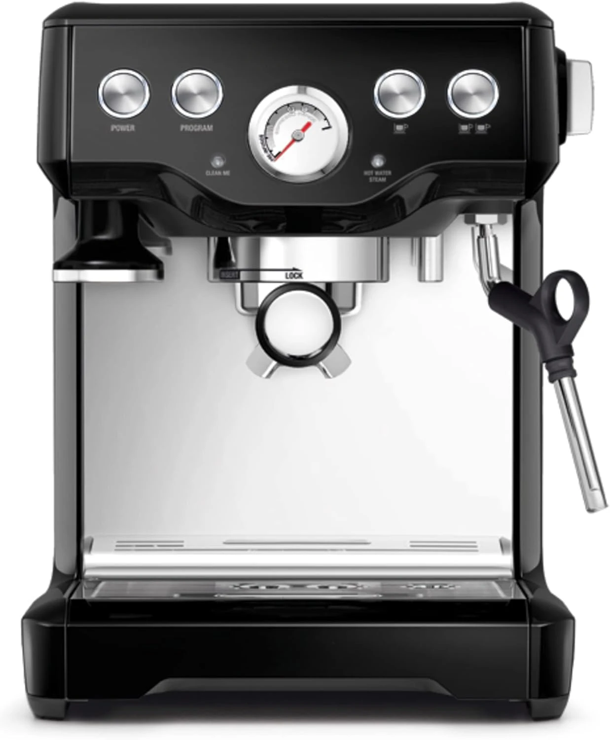 

Infuser Espresso Machine,Black, PID Temperature Control Delivers Increased Temperature Stability for A Better Tasting Cup