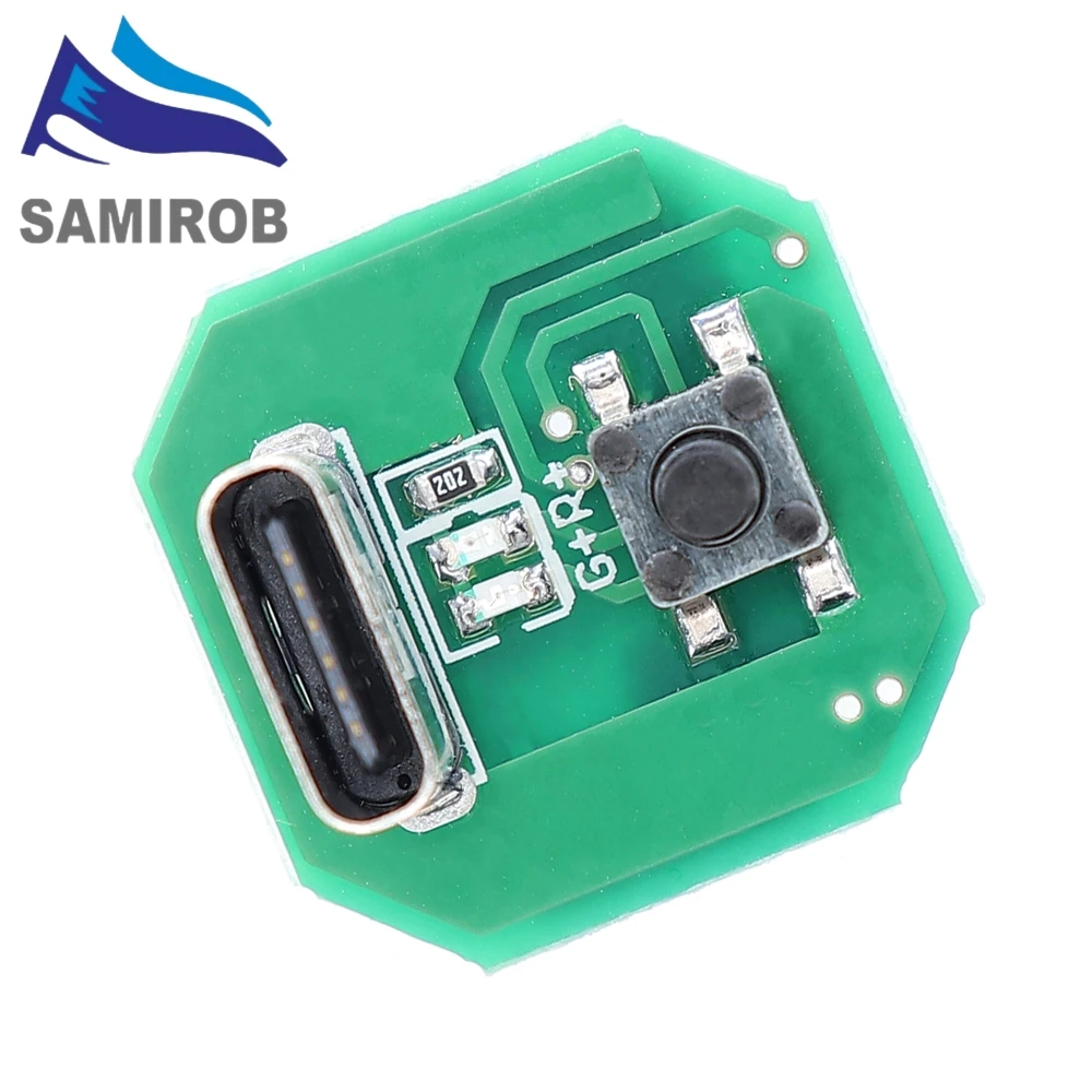 SAMIROB Flashlight driver board, DIY circuit board, TypeC charging port, integrated charging and discharging module