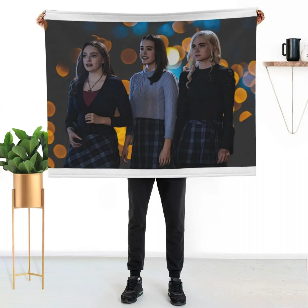 Hope, Josie and Lizzie Throw Blanket Plush Fuzzy Cozy Blanket for Couch Sofa