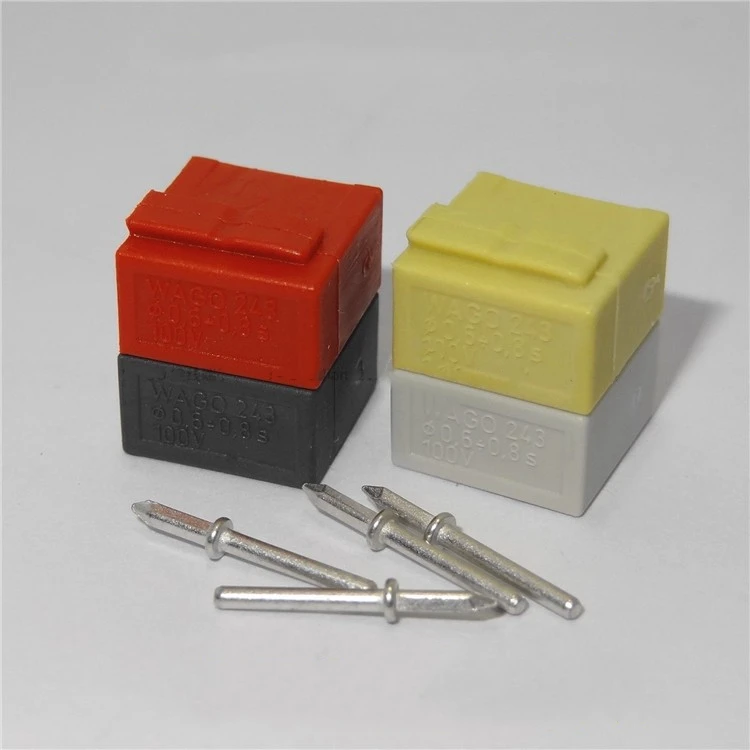 50 Stck WAGO 243-131 Ltstifte 243-211 243-212 Rot, Schwarz, Gelb, Wei  KNX/EIB Bus Verdrahtungsanschlusskasten - AliExpress 502