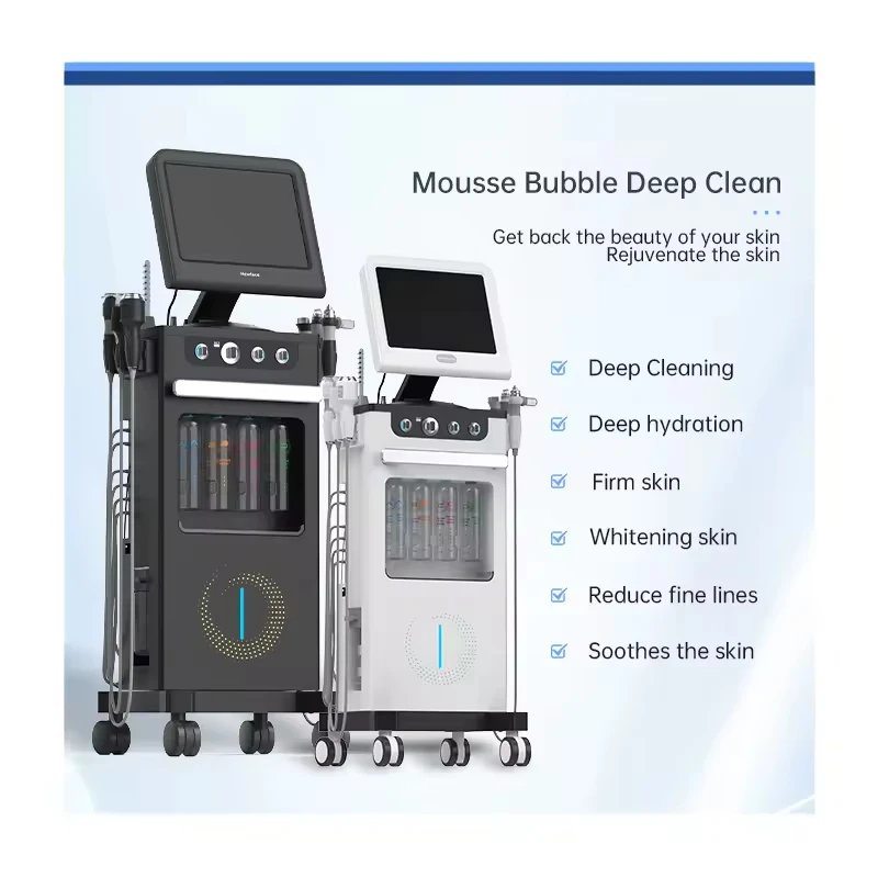 14 in 1 Jet Skin Hydra Bubble Whitening Pore Clean Water Derm Abrasion Jet Hydrogen Oxygen Hydrating Anti-Aging