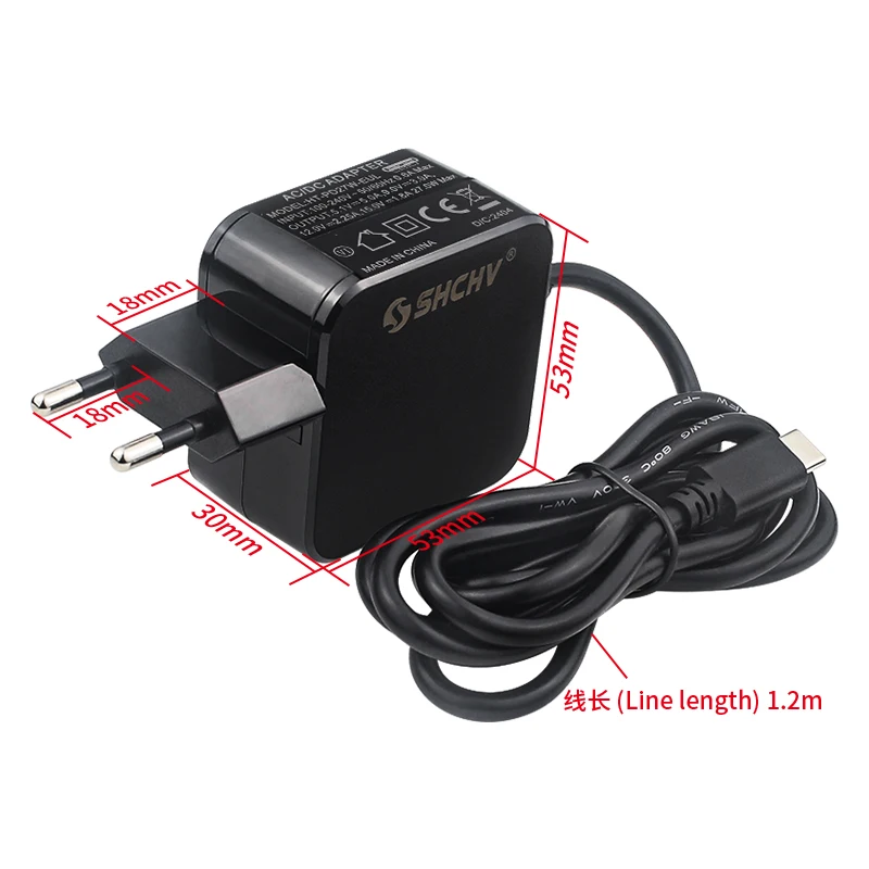 Raspberry Pi 5 Netzteil PD 27 W 5,1 V 5 A USB Typ-C Netzteil EU US UK Stecker für RPI 5 Pi5 – Detail 4