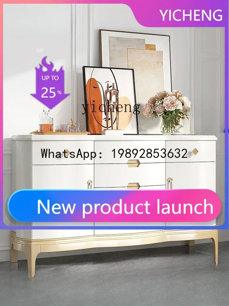 

Комод из массива дерева с восемью ящиками для спальни, тумба для хранения, разделитель для столовой