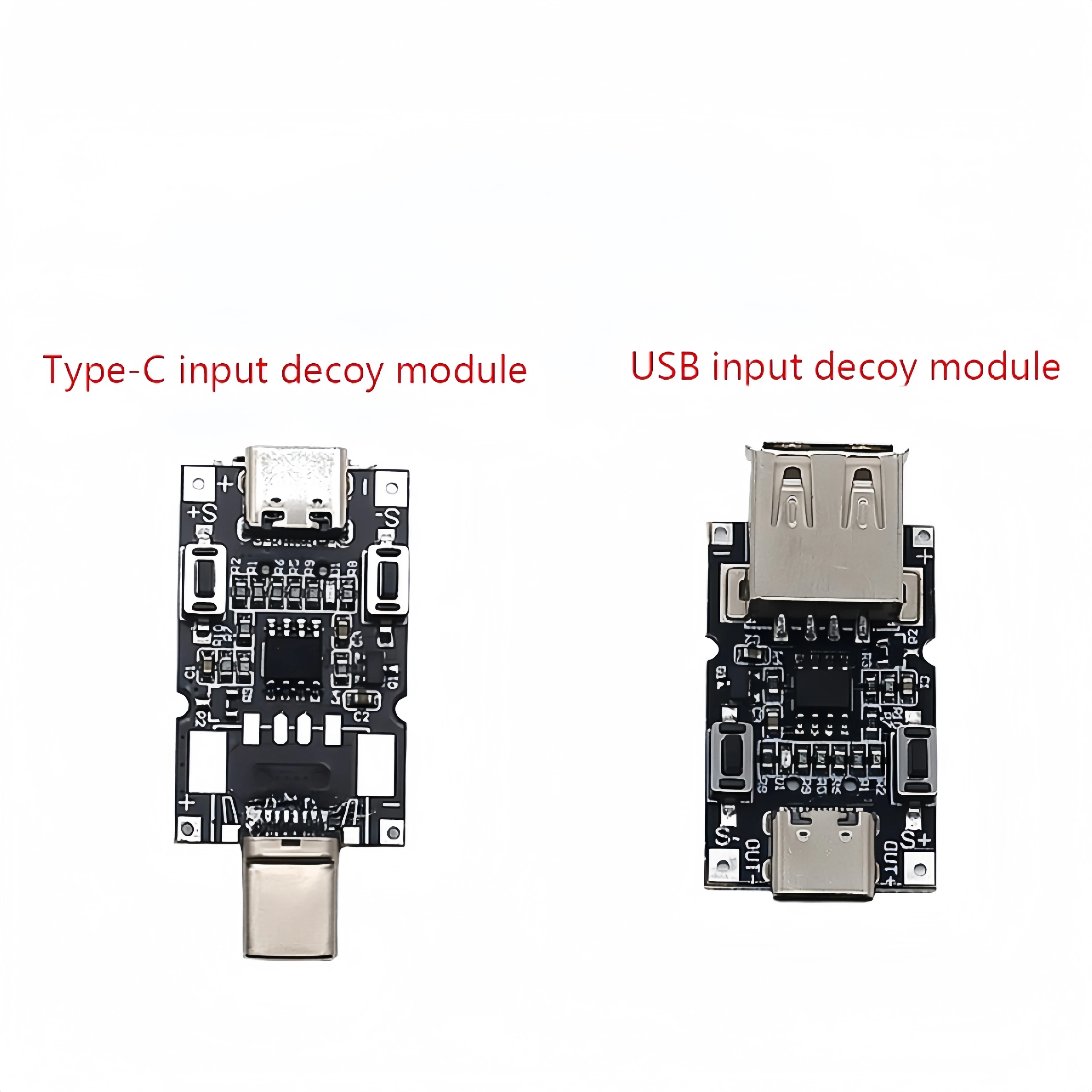 100W 5A USB Type-C QC Decoy Trigger Board 5V 9V 12V 15V 20V Output PD 2.0 3.0 Trigger Adapter Cable Connection Polling Detector