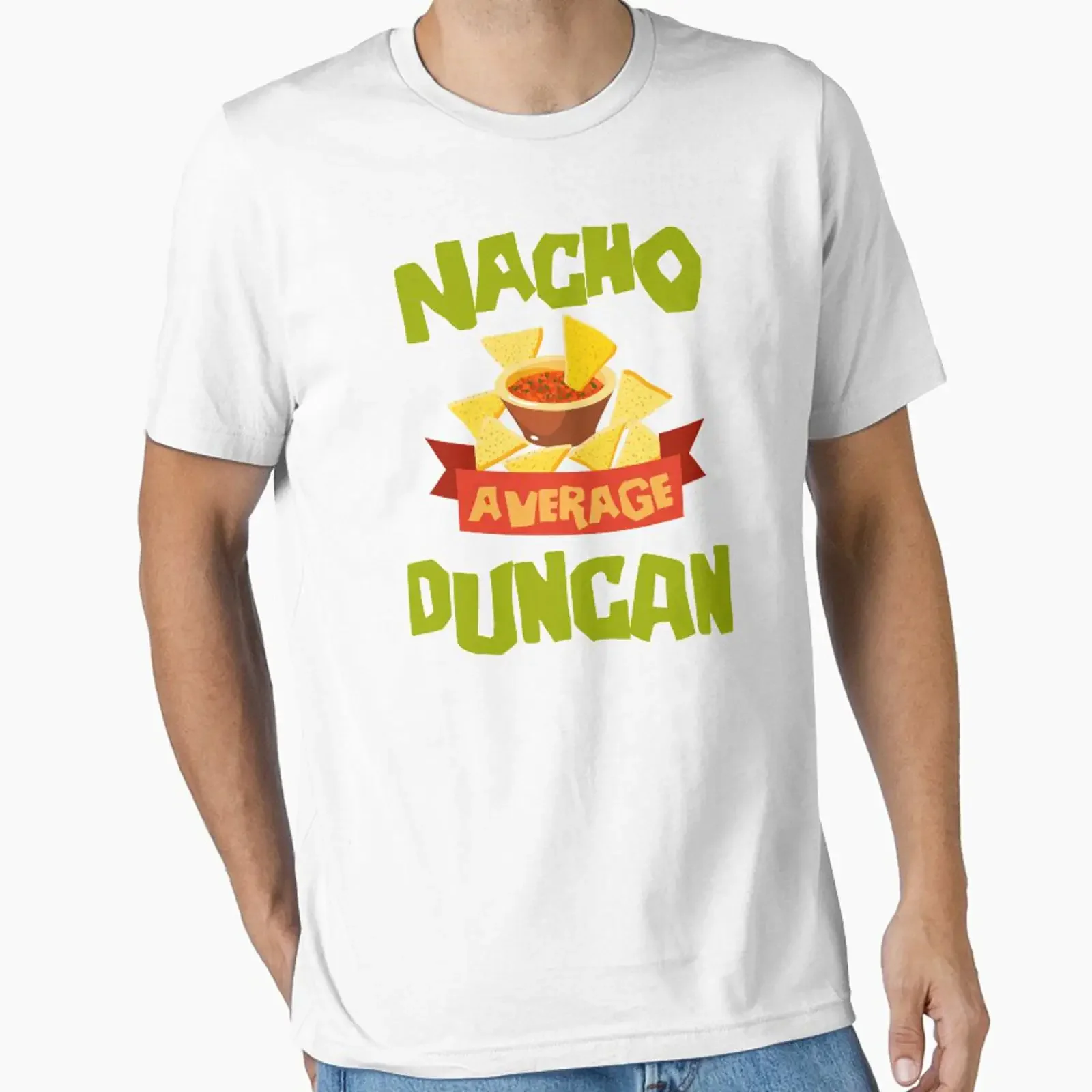 Nacho Average Duncan Essential T Shirt vintage Washed Versatile Stretched Unisex fashion Stylish Slightly Soft Comfortable