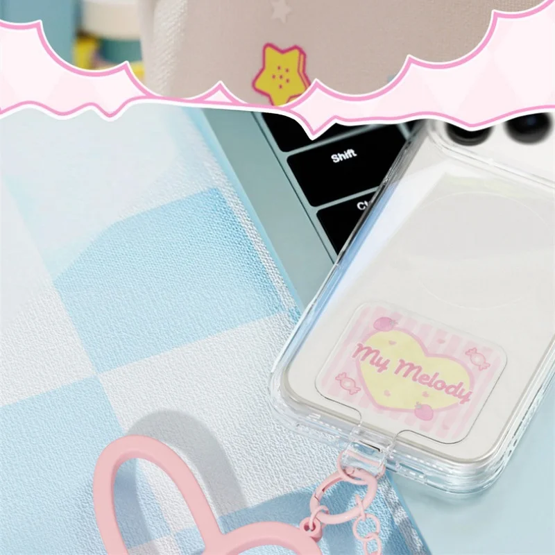 HOLLY BOX Kuromi Original Niedlicher Schlüsselanhänger Armbandanhänger Taschenanhänger für Mädchen Ideales Geschenk – Detail 19