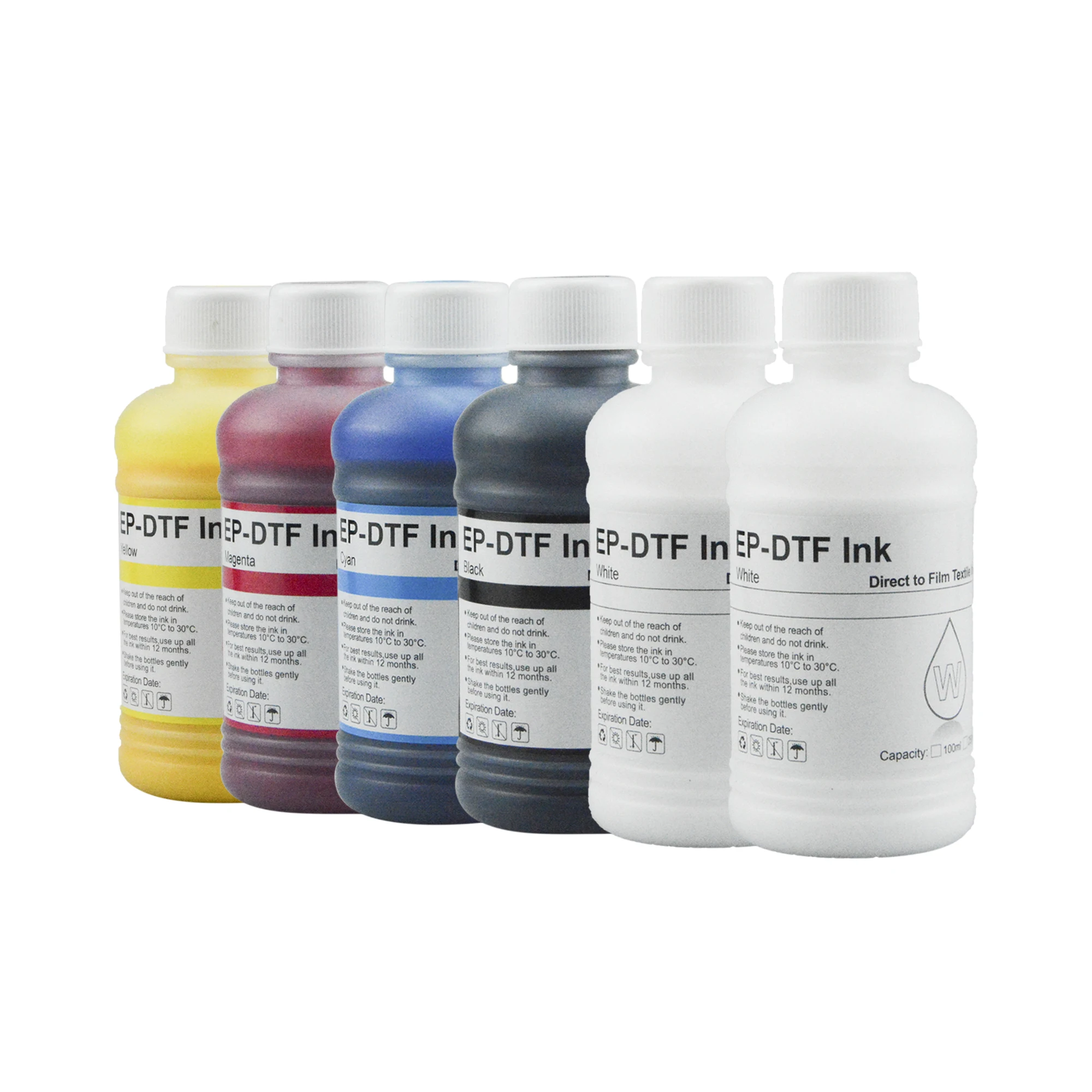 250ML DTF Ink For Direct Transfer Film for Epson L805 1800 4720 I3200 Print Head For PET All Desktop Large Format DTF Printer