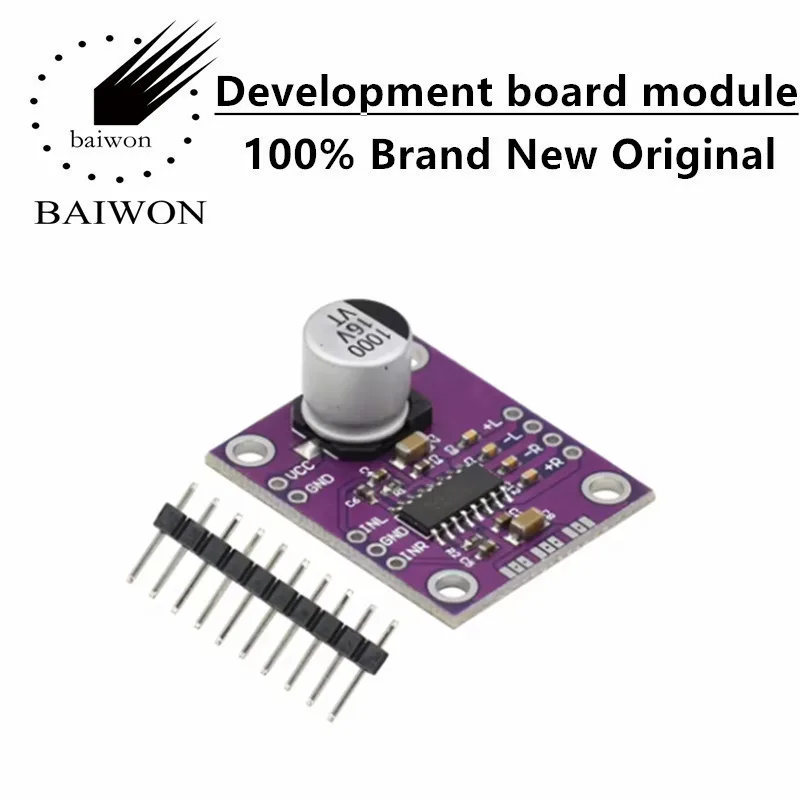 PAM8406 interference free stereo D-class audio amplifier module development board
