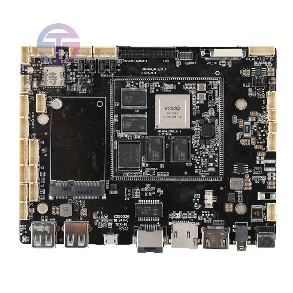 SDK Available LVDS EDP Mini PC Android 5.1 RK3288 1.6GHz Industrial Motherboard for Industrial Control Host