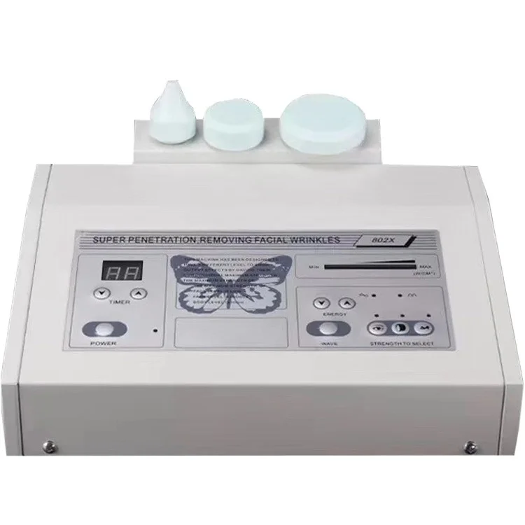 Portable 3MHz Ultrasound Ultrasonic Facial Massager Physiotherapy Device for Skin Tightening Face Lifting
