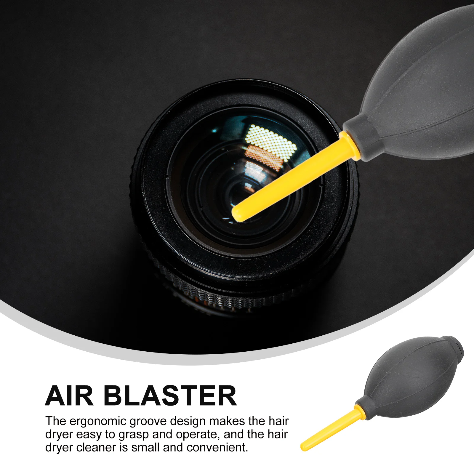 

3pcs Camera Air Blower Cleaner Natural Rubber Extended Mouthpiece for LCDs Computers Keyboards Mobile Phones Digital Lenses