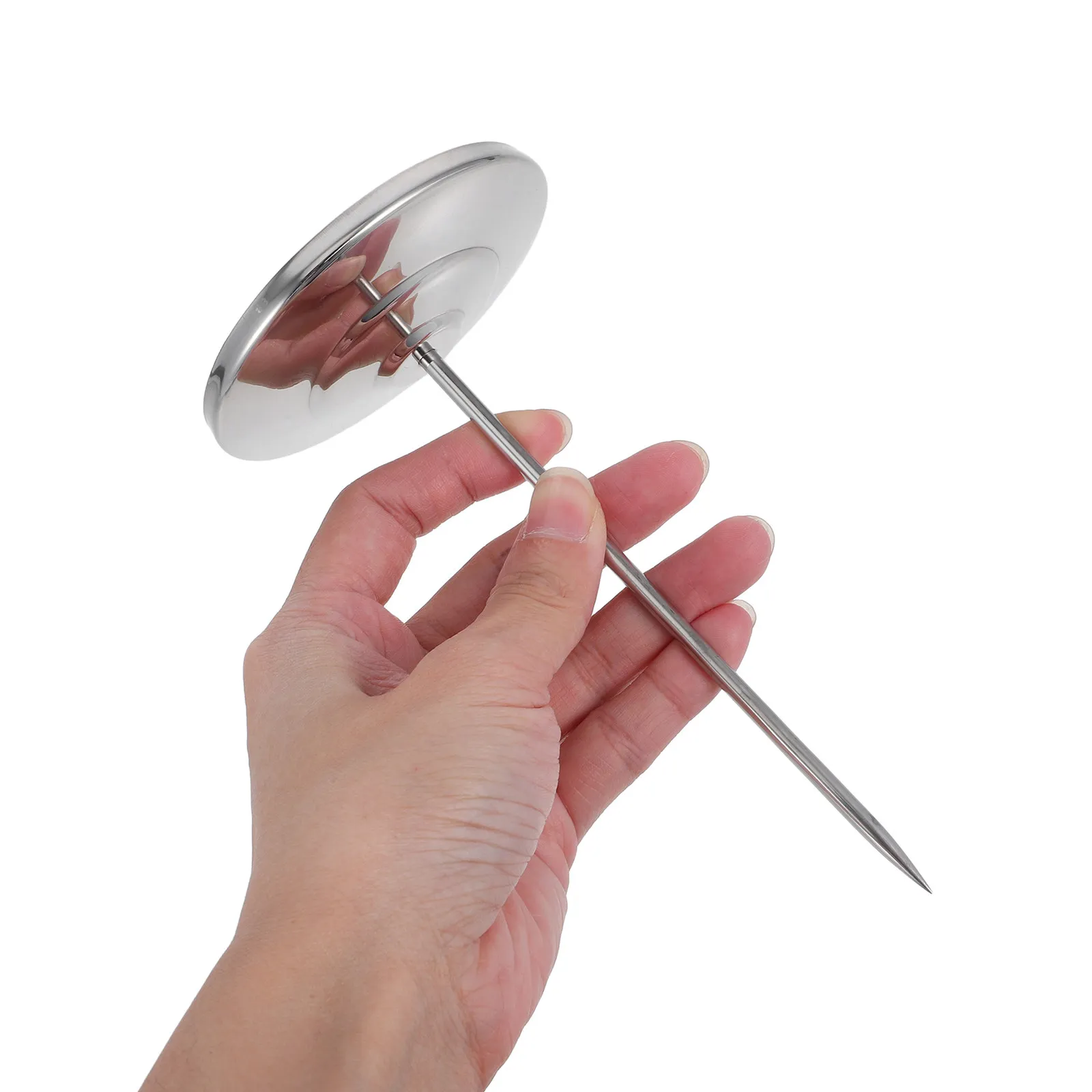 Premium Stainless Steel Receipt Ticket Spike Holder Non-Slip Base for Restaurant Kitchen Office Desktop Invoice Memo Note