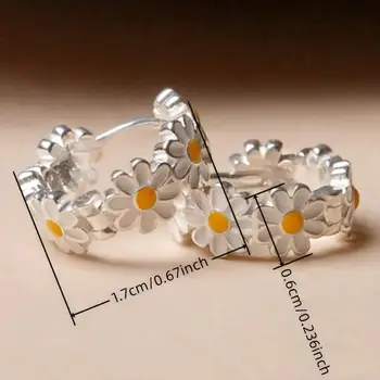 8 最佳銷售 雛菊耳環 - №2