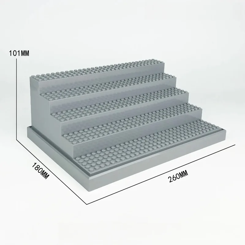 Mini doll display box, with 5 steps, compatible with main brand building figures, building doll storage box, large capacity view 4