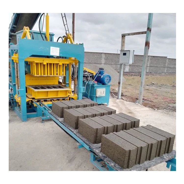 QT4-15 Technology Hydraulic Pressure to Keep  Density Good Quality  with Brick Machine Automatic Block Making Machine