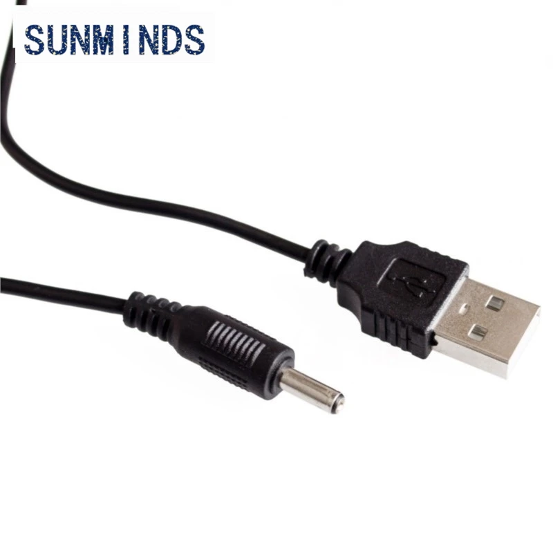 USB 2.0 A Male To 3.5x1.35mm 3.5mm Plug Barrel Jack 5V DC Power Supply Cord Adapter Charger Cable 3.5*1.35mm