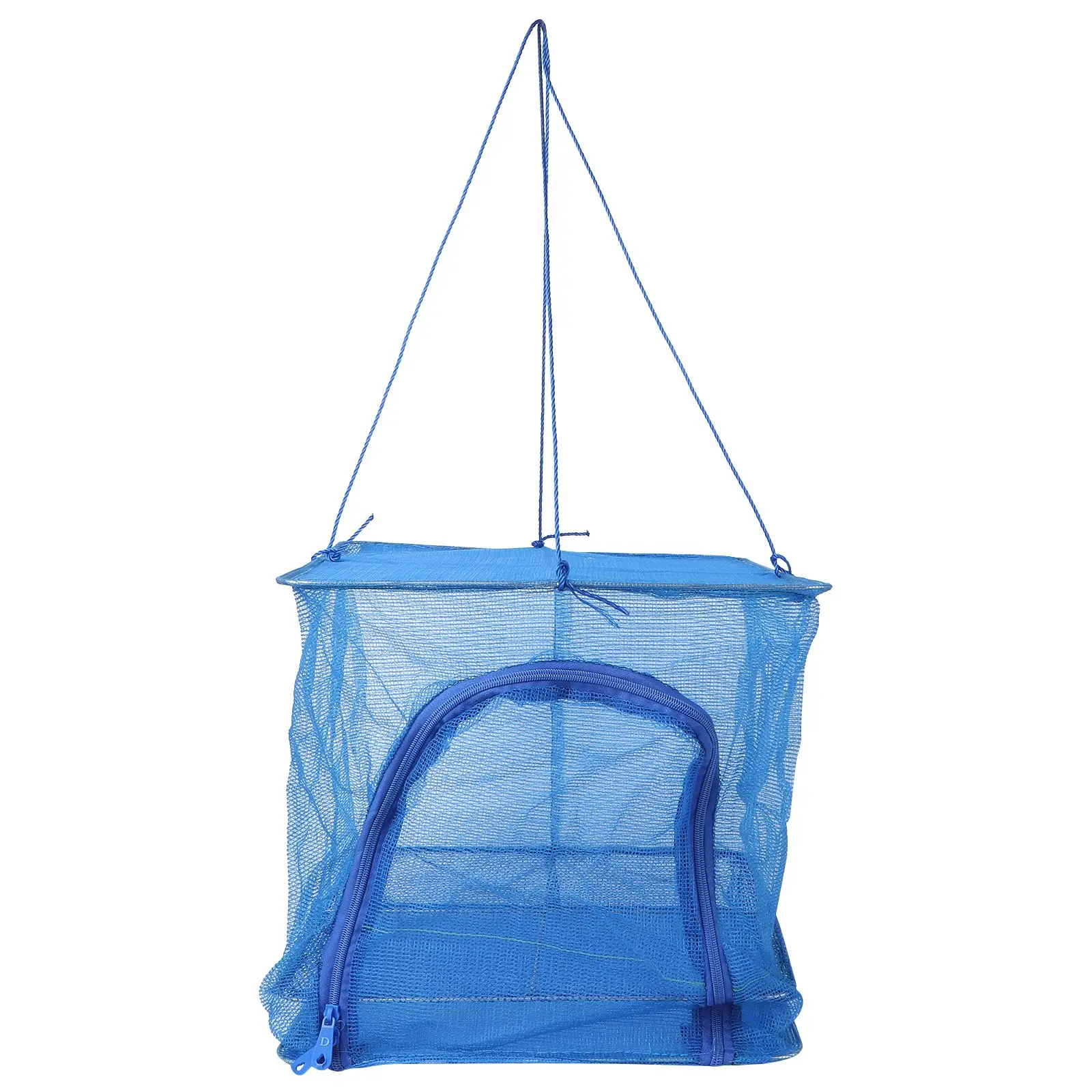 

Fish Baking Folding Tower Multi Drainers Net Shrimp Drying Fruit Vegetables Hanging Cage Multi Layer Drying Net Zipper Elastic
