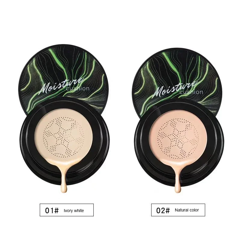 Face Foundation Base CHAFFUL Mushroom Head Make up Air Cushion Moisturizing Foundation Natural Brightening BB Cream Makeup