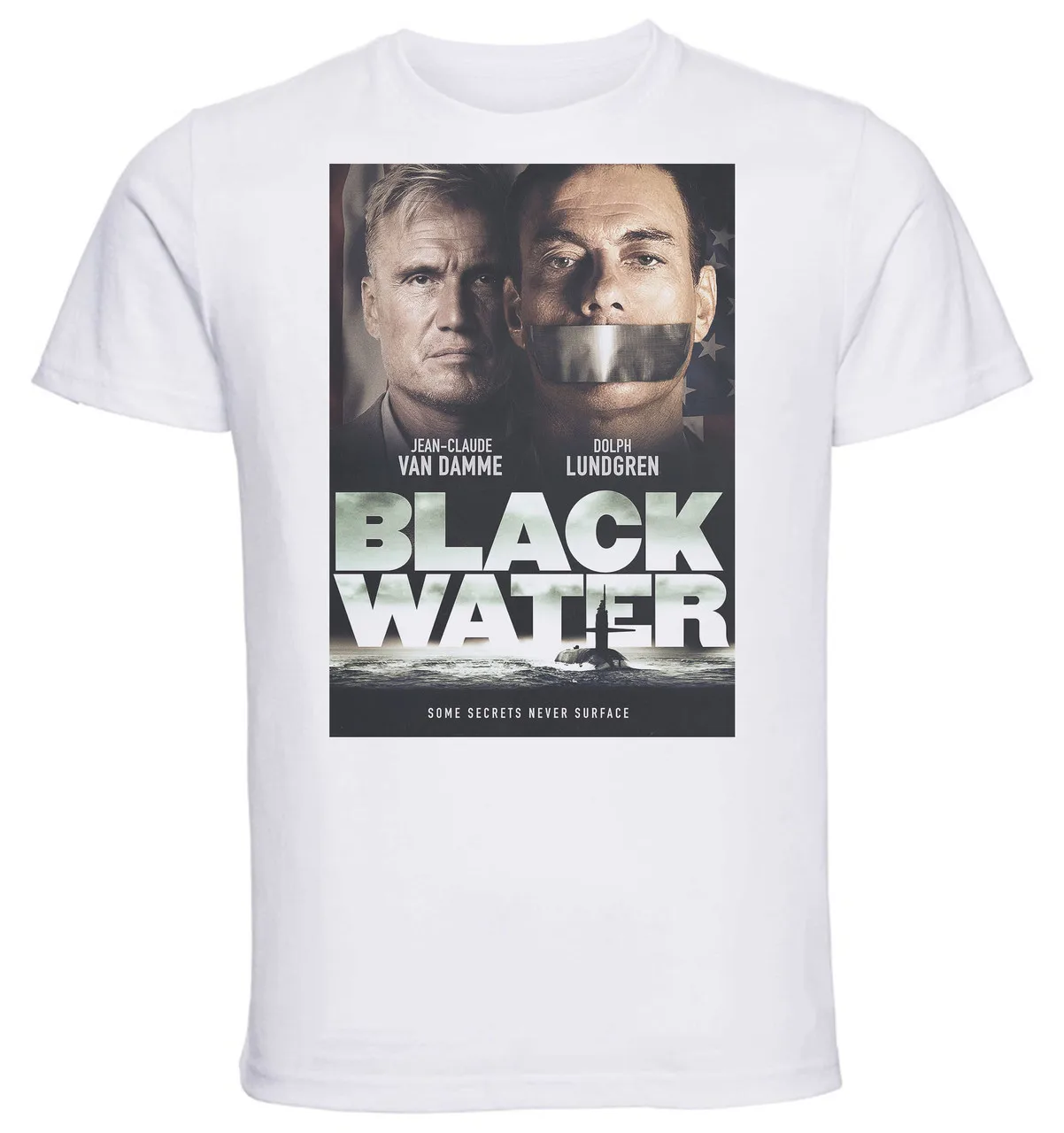 T-shirt Unisex - White - Black Water - Playbill