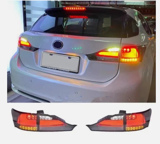 

Светодиодные задние фонари для Lexus CT200 CT200h 2011-2017, дневные ходовые огни, динамические указатели поворота, автомобильные аксессуары